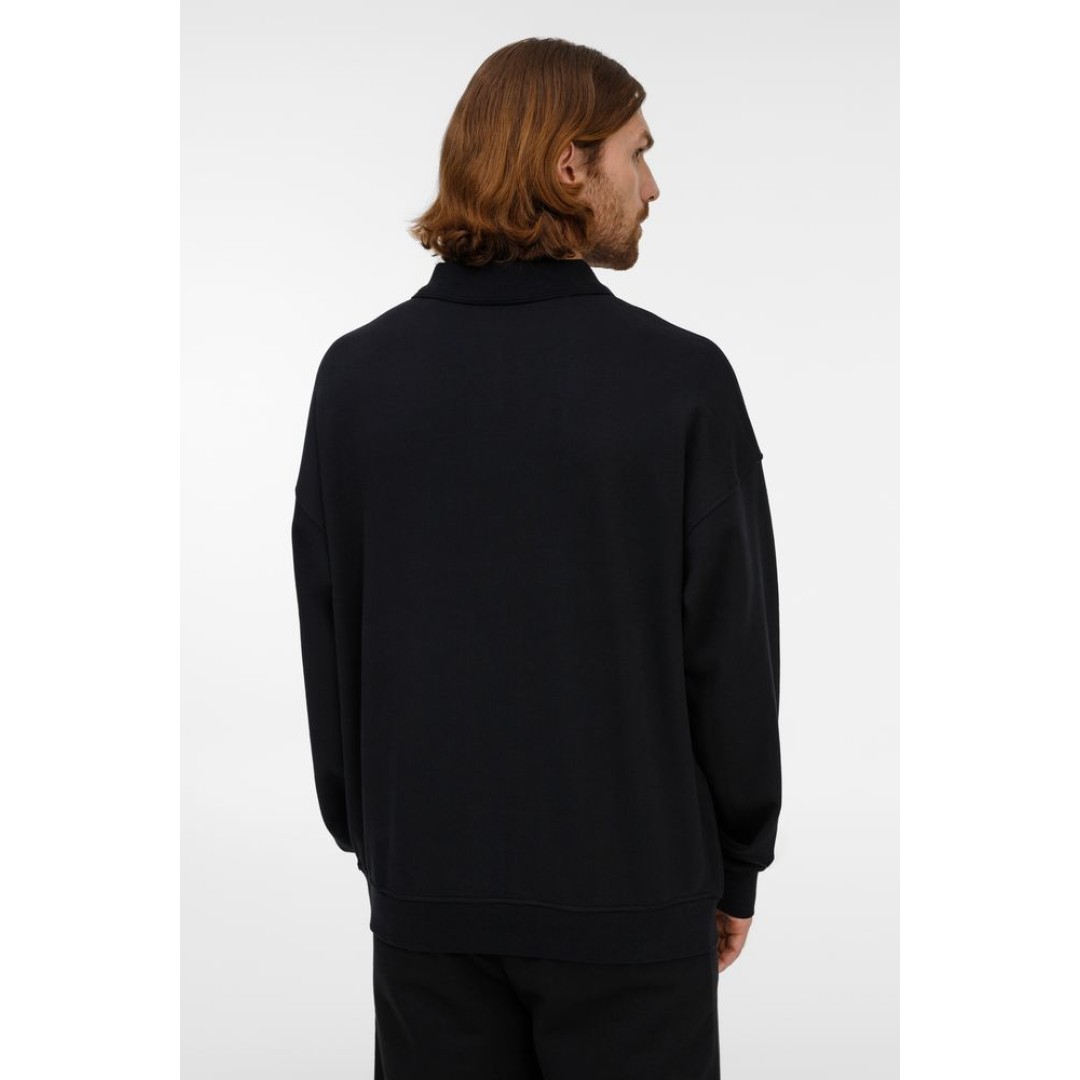 Свитшот оверсайз унисекс S6, черный, размер XS/S