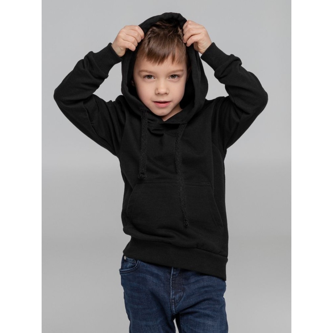 Худи детское Kirenga Kids 2.0, черное, 6 лет