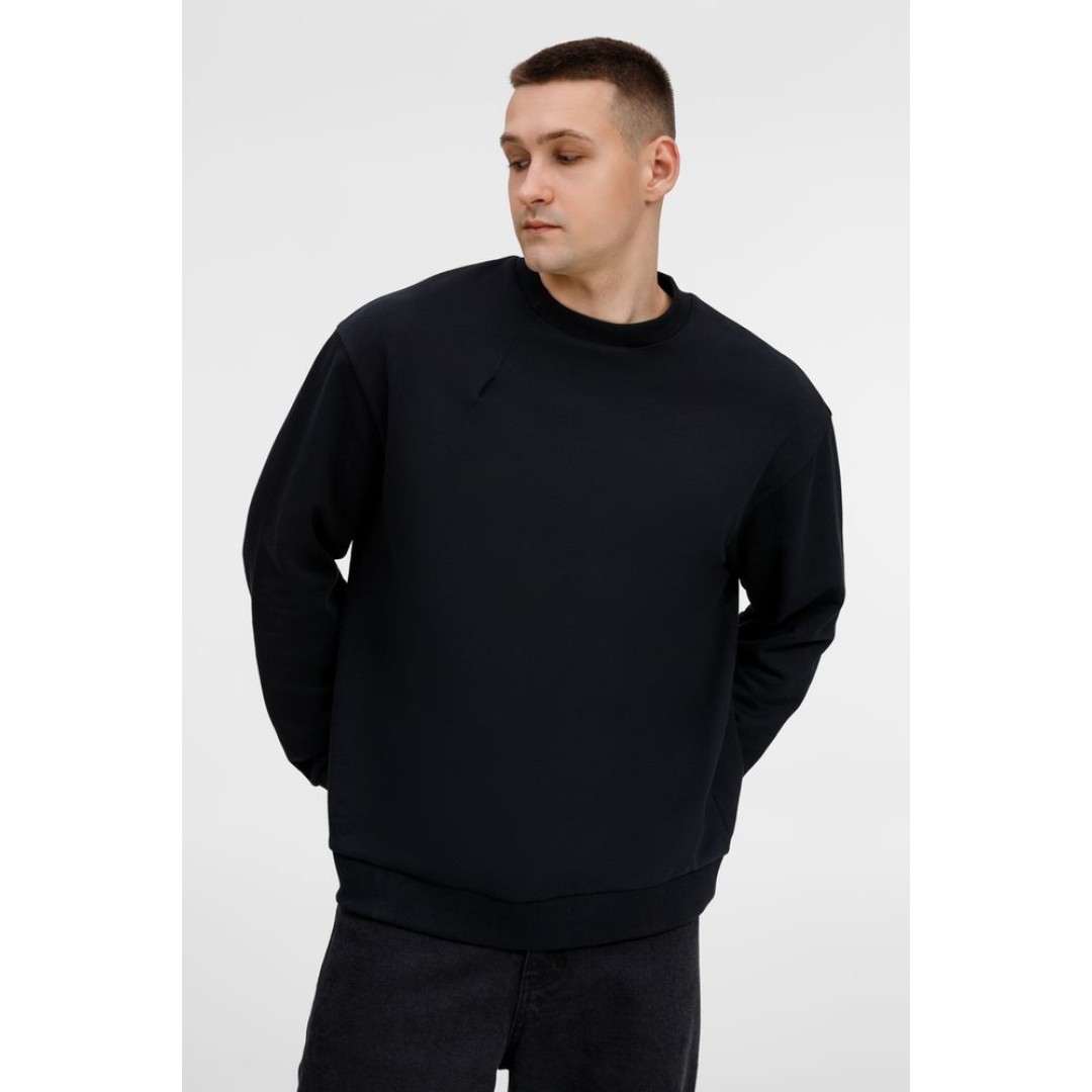 Свитшот унисекс Sinkopa, черный, размер XS/S