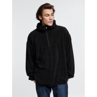 Анорак флисовый унисекс Fliska, черный