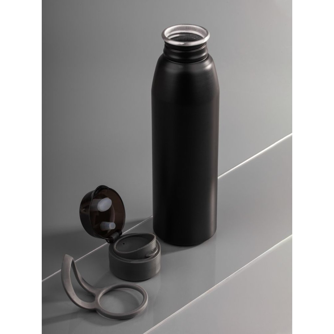 Бутылка для воды Billy Gym, матовая черная