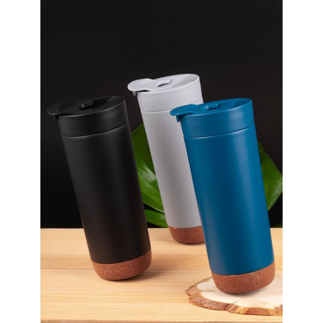 Термостакан Steady, серый