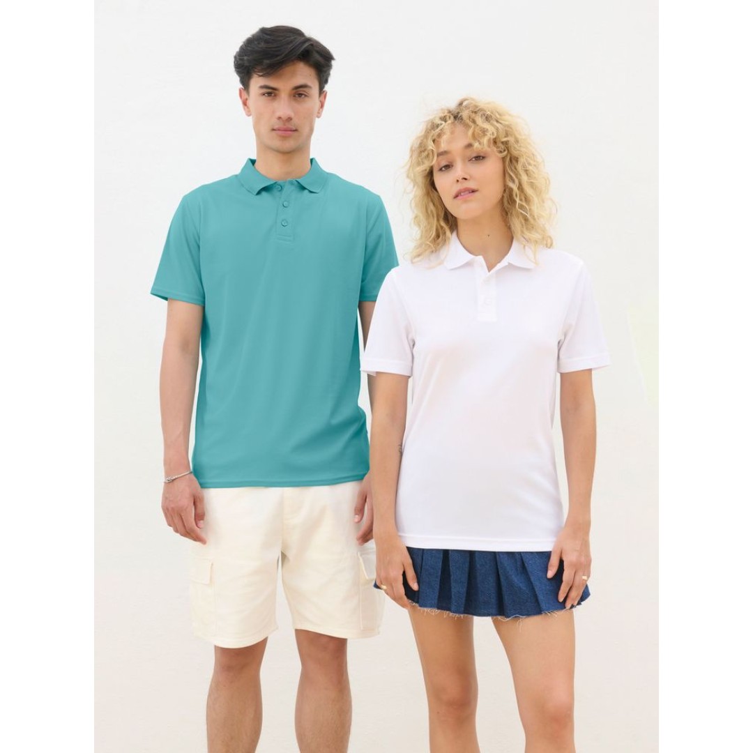 Рубашка поло унисекс Pitcher, белая, размер XS