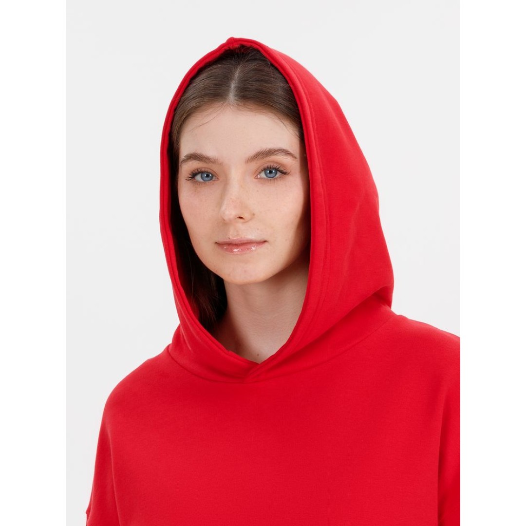 Худи оверсайз унисекс Outshine, красное, размер XS/S