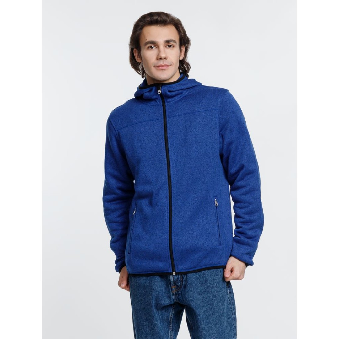 Куртка с капюшоном унисекс Gotland, синяя, размер S