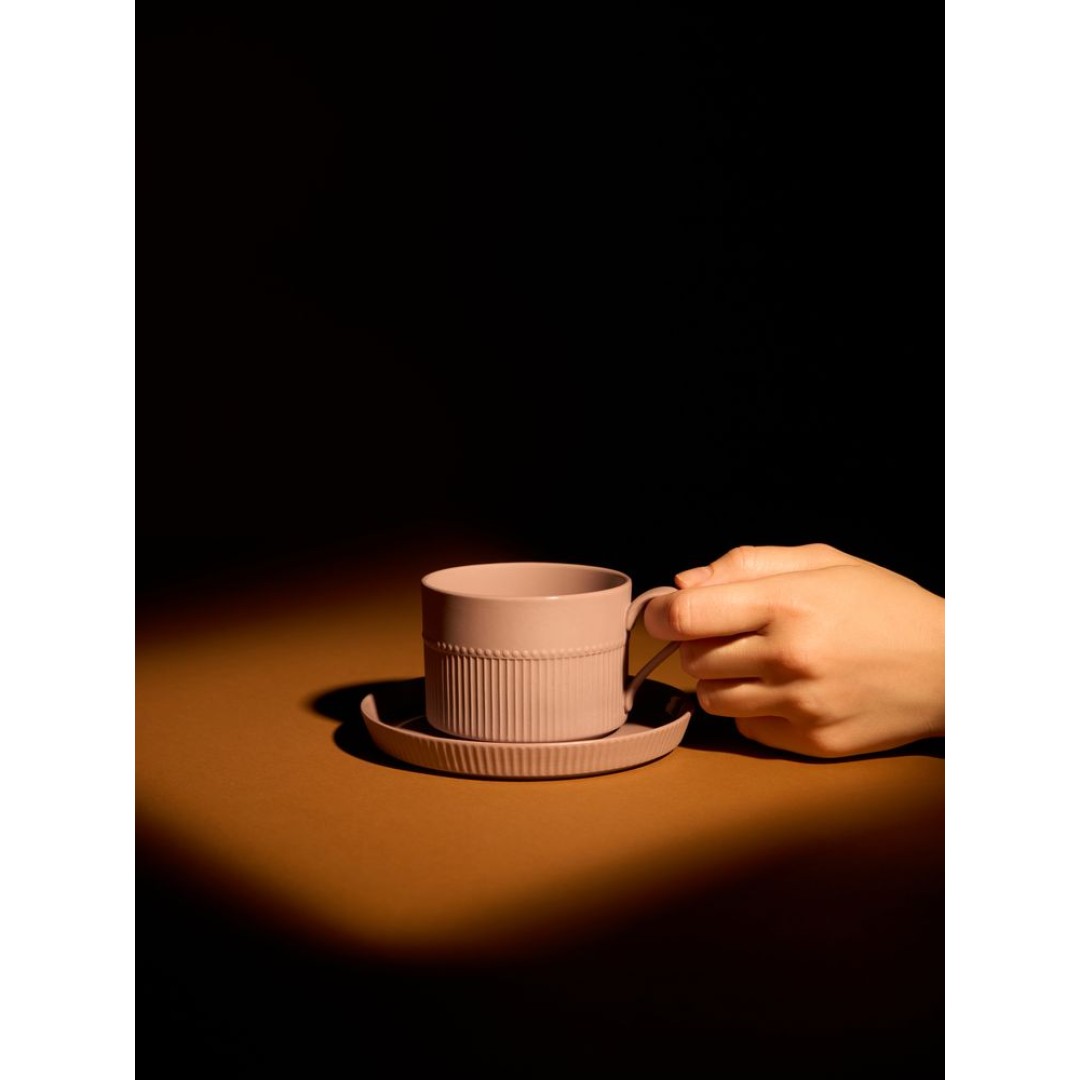 Чайная пара Pastello Moderno, розовая