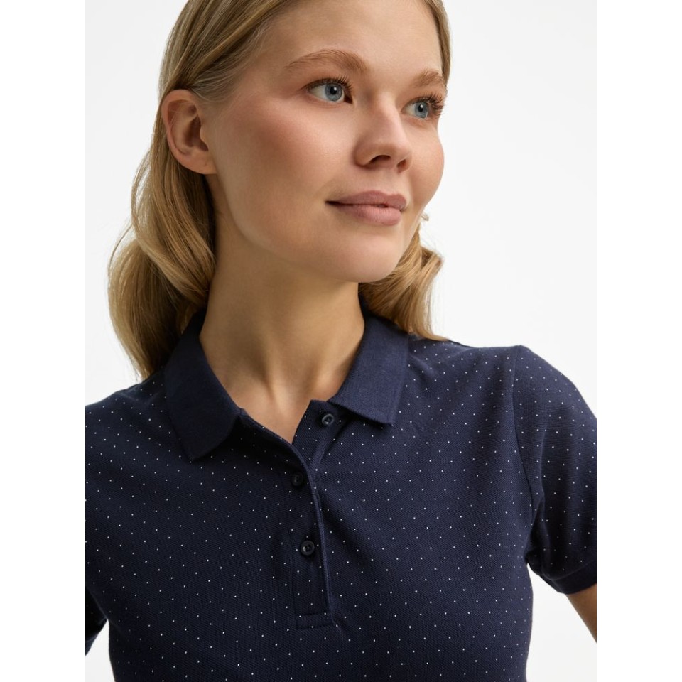 Рубашка поло женская Brandy Women темно-синий с белым, XL