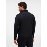 Свитшот на молнии из бифлекса Morfiss, черный, размер XS/S