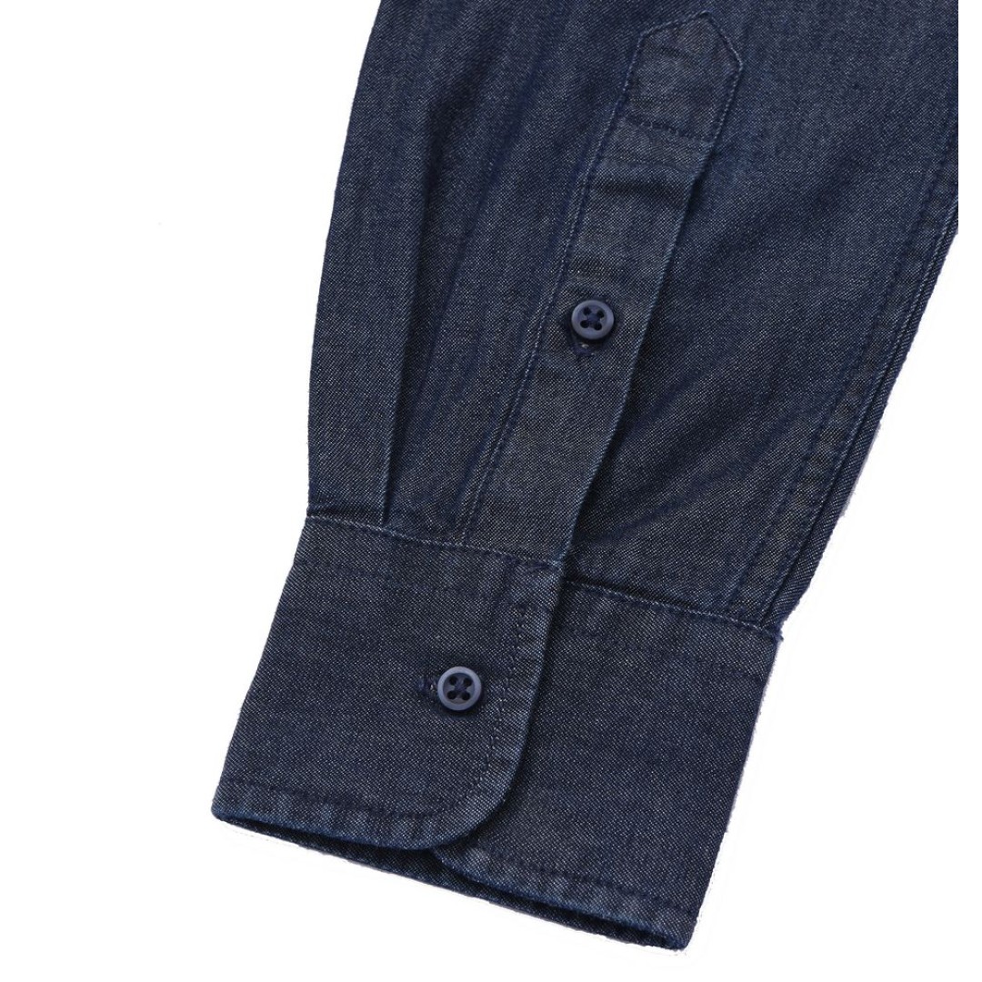 Рубашка мужская Barry Men синяя (деним), 3XL