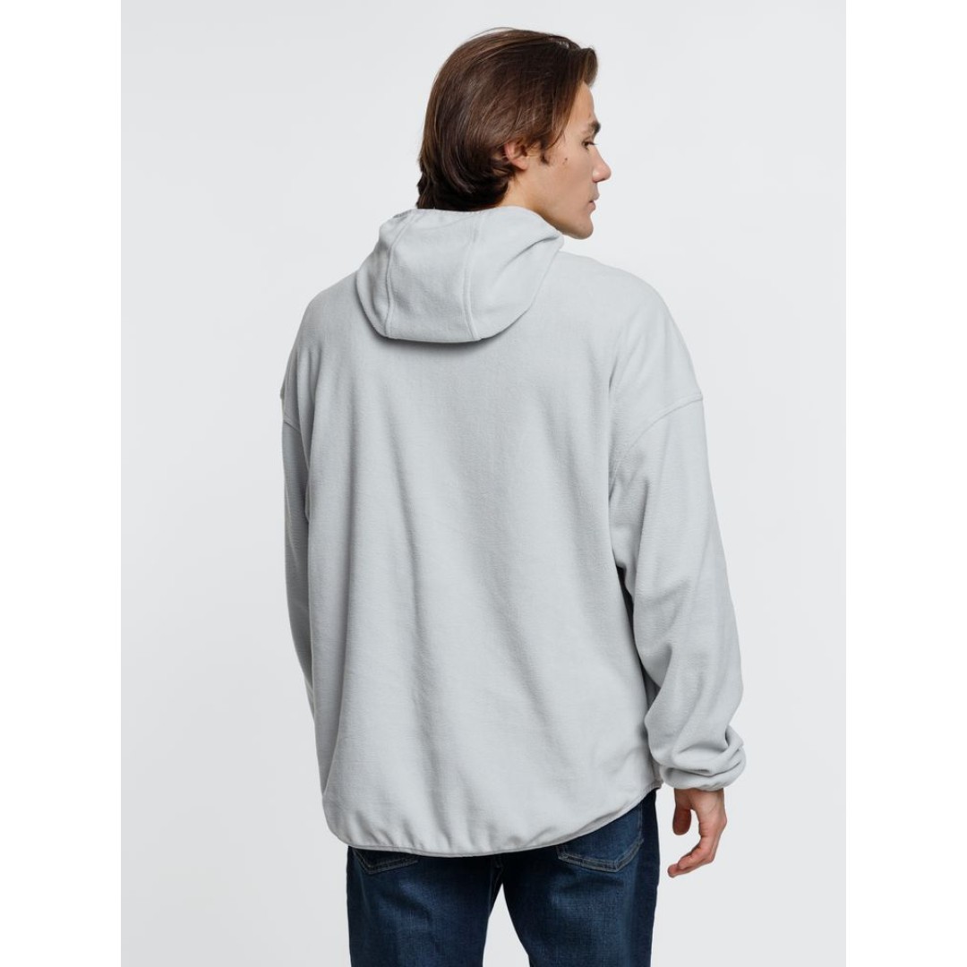 Анорак флисовый унисекс Fliska, светло-серый, размер XS/S