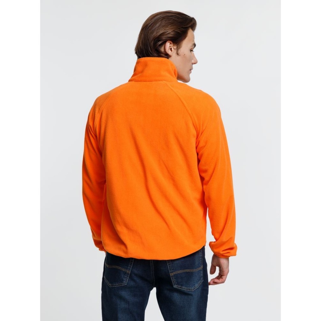 Куртка флисовая унисекс Fliska, оранжевая