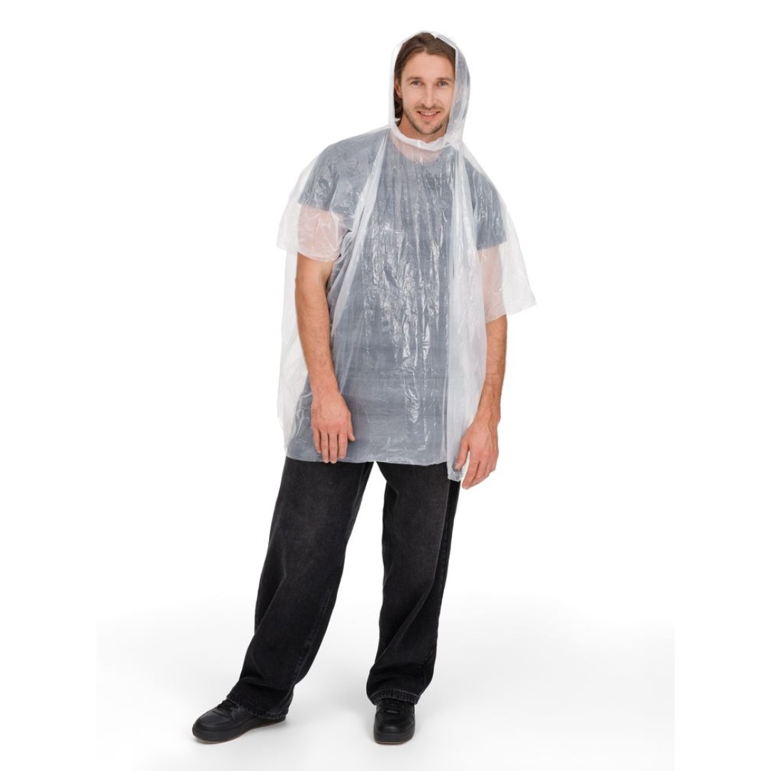 Дождевик в круглом футляре Nimbus, белый