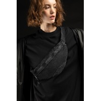 Поясная сумка W6, черная