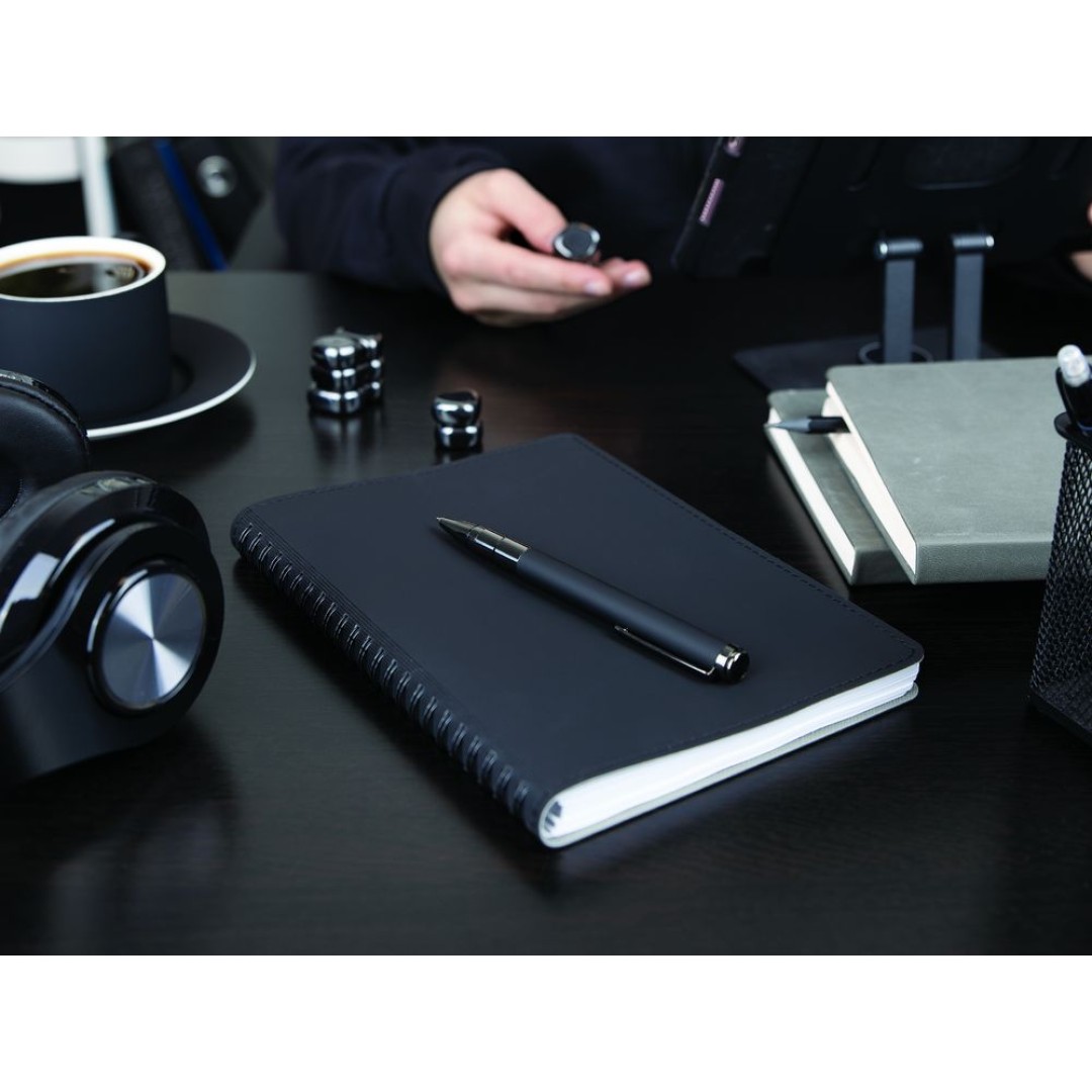 Ручка шариковая Kugel Gunmetal, белая