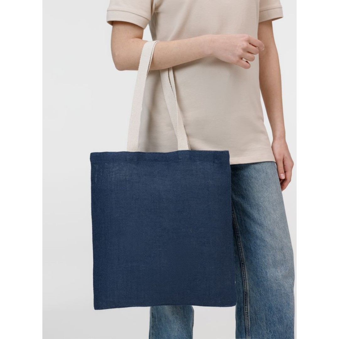 Холщовая сумка на плечо Juhu, синяя