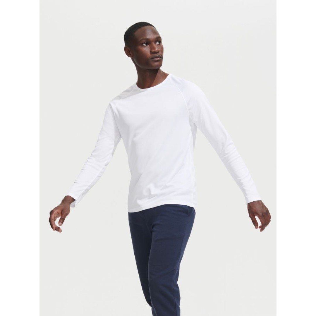 Футболка с длинным рукавом Sporty LSL Men желтый неон, XXL