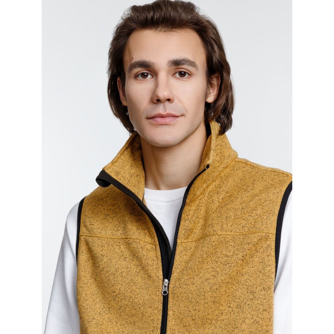 Жилет унисекс Gotland, горчичный, размер S