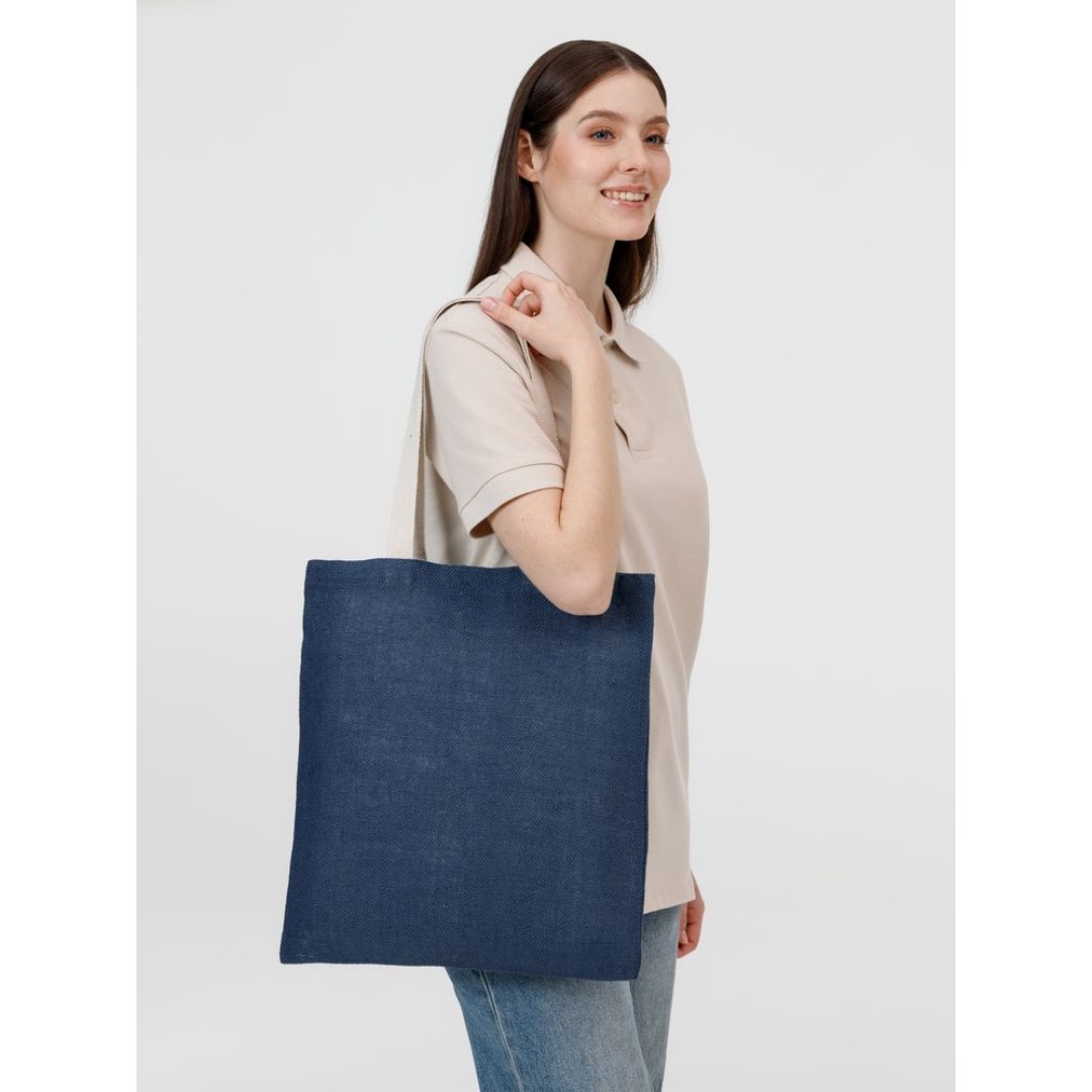 Холщовая сумка на плечо Juhu, синяя