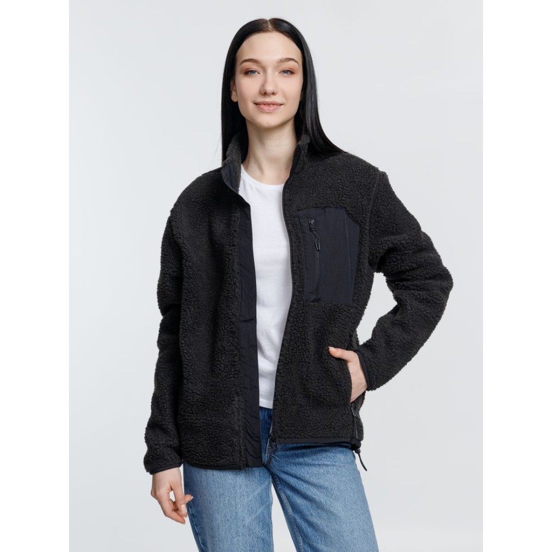 Куртка унисекс Fury, темно-серая (графит), размер XS