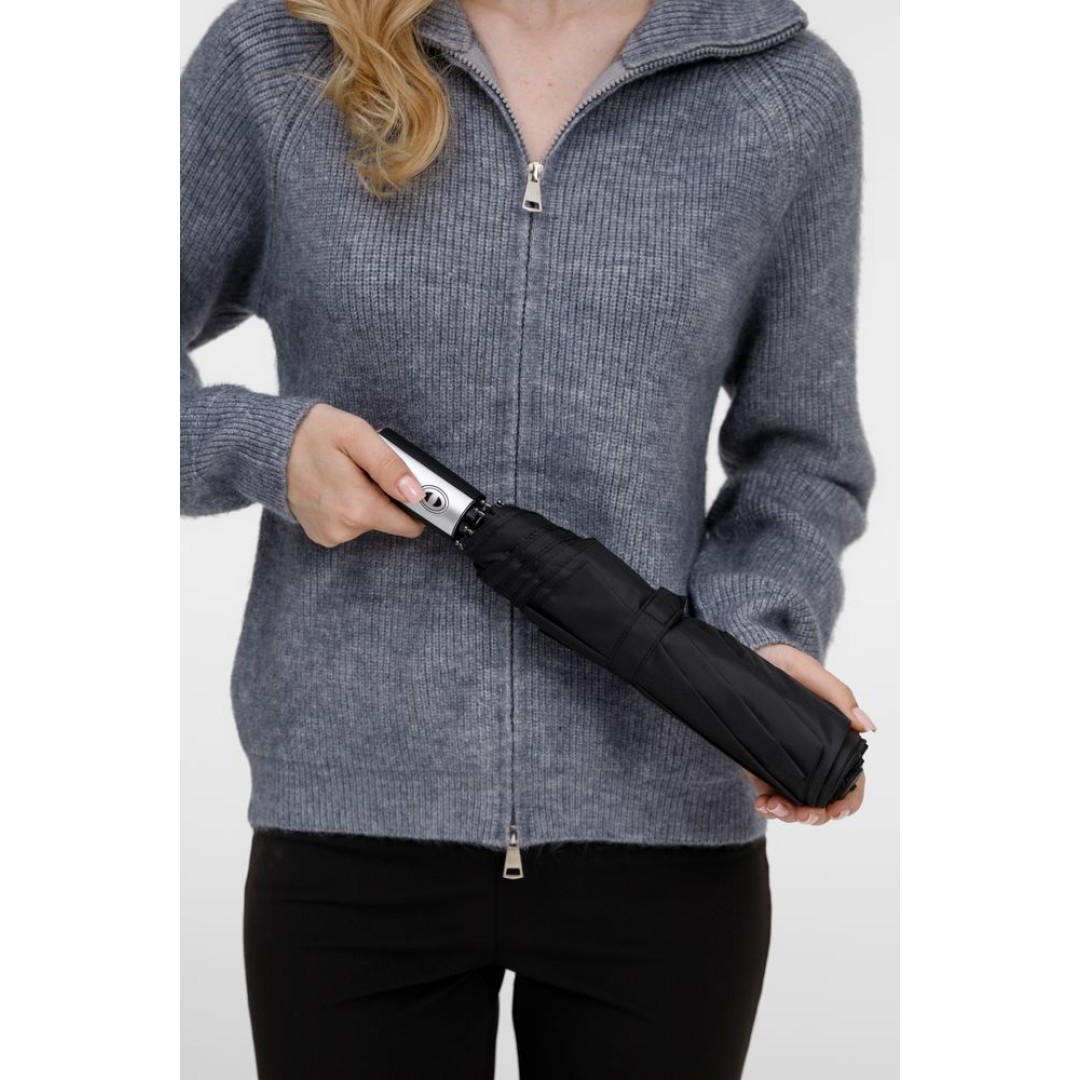 Зонт складной Fiber, черный