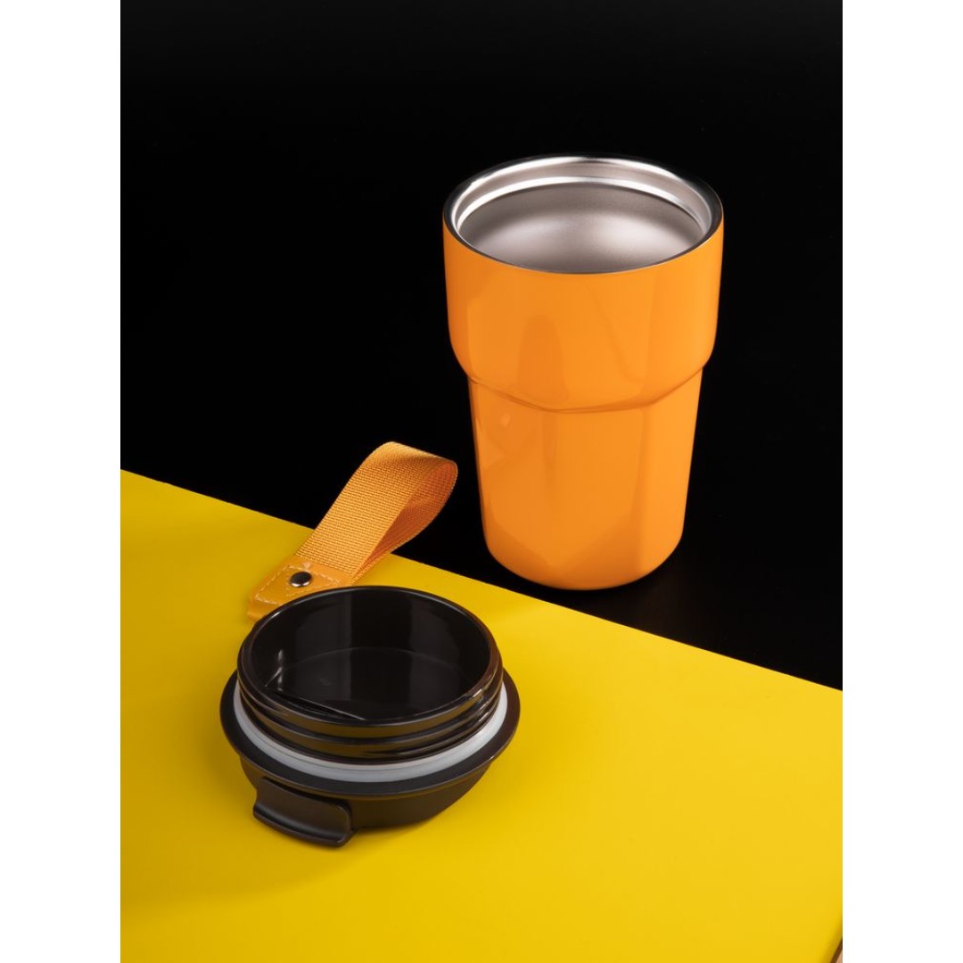 Термостакан Freshbrew, оранжевый