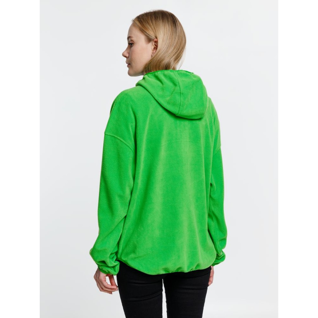 Анорак флисовый унисекс Fliska, зеленое яблоко, размер XS/S