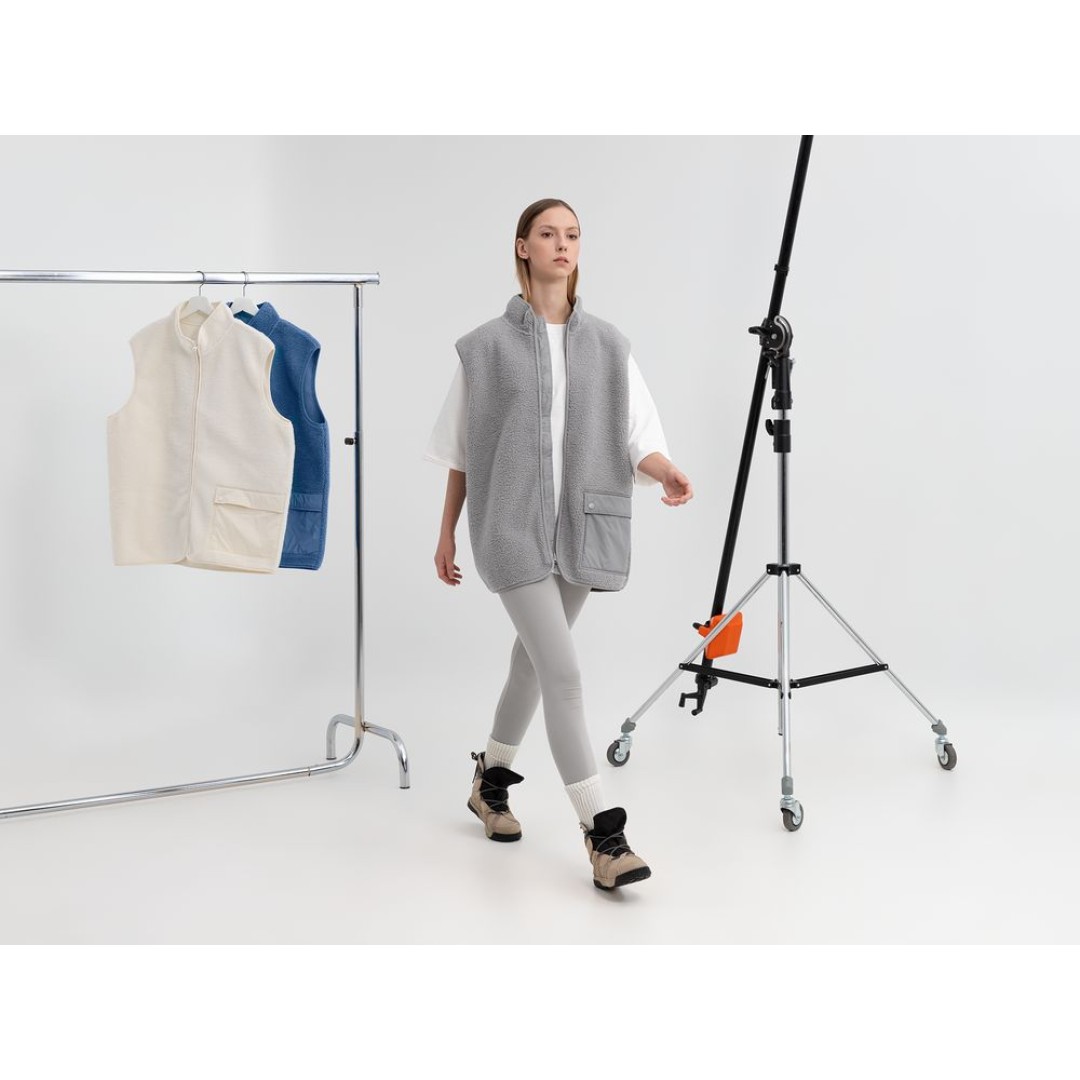 Жилет унисекс Oblako, светло-серый, размер ХS/S