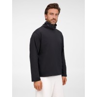 Лонгслив из бифлекса Morfiss, черный, размер XS/S