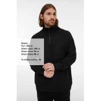 Толстовка унисекс S3, черная, размер XS/S