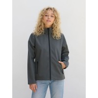 Куртка софтшелл с капюшоном женская Race Women, темно-синяя, размер M