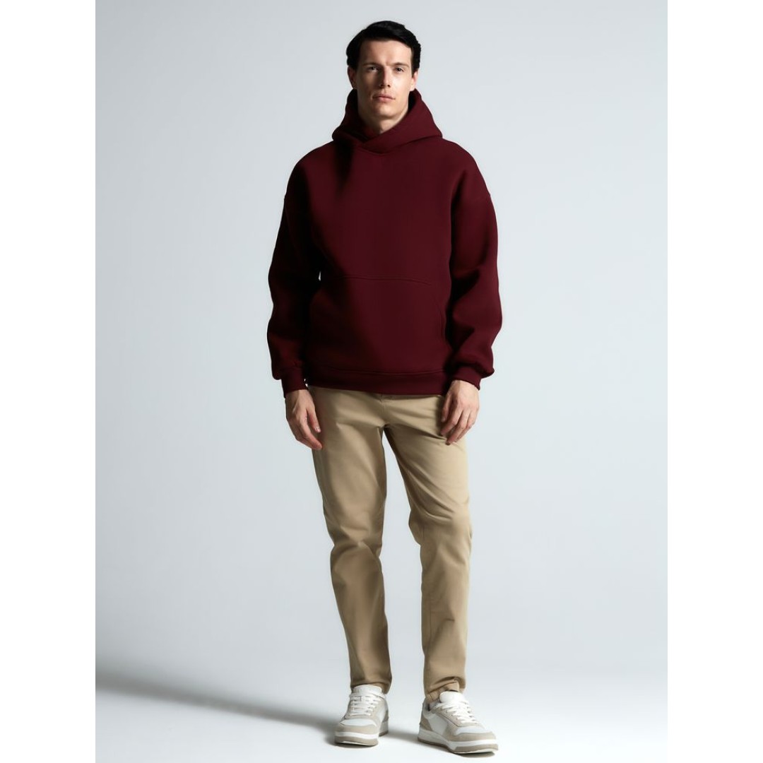 Худи Kulonga Oversize, бордовое