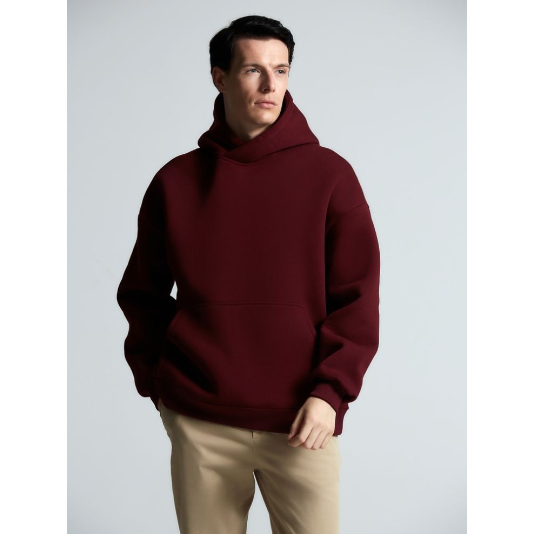 Худи Kulonga Oversize, бордовое