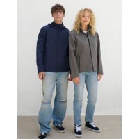 Куртка софтшелл с капюшоном женская Race Women, темно-синяя, размер M