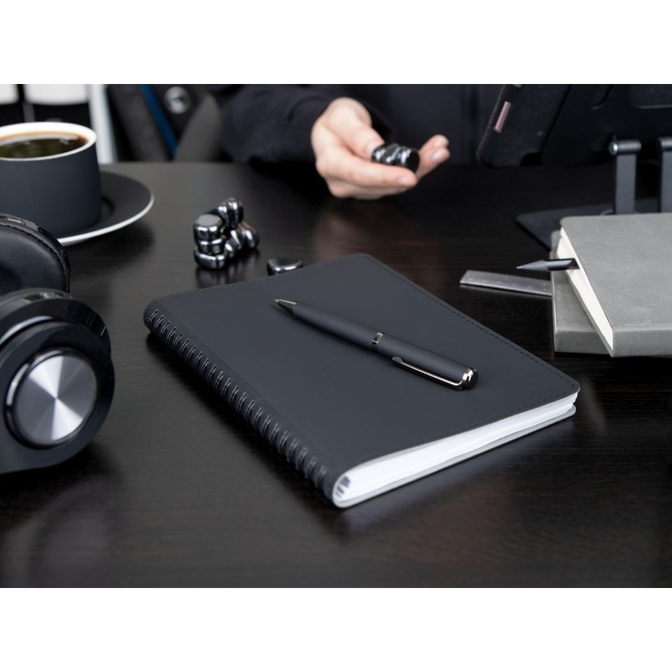 Ручка шариковая Inkish Gunmetal, белая