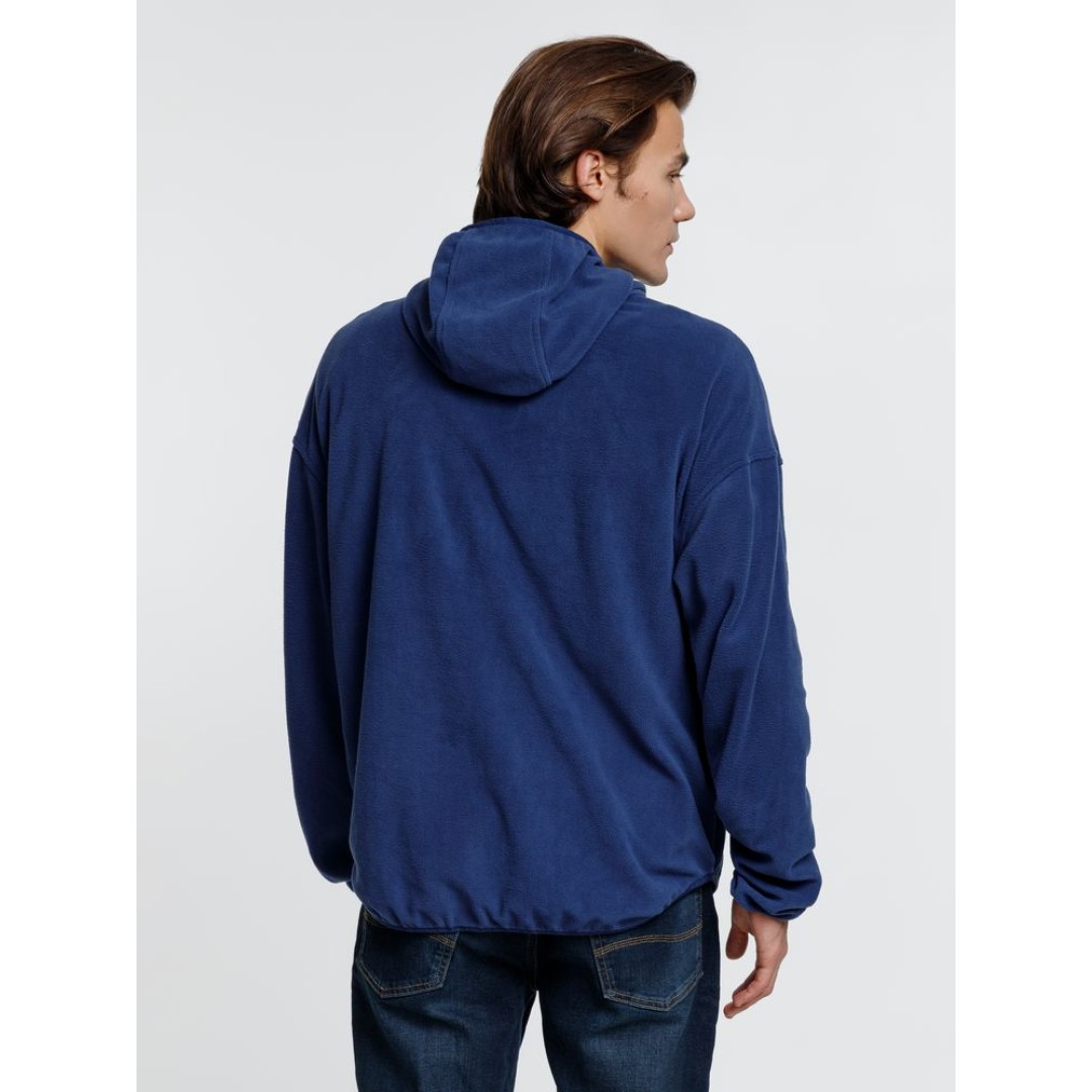 Анорак флисовый унисекс Fliska, темно-синий, размер XS/S