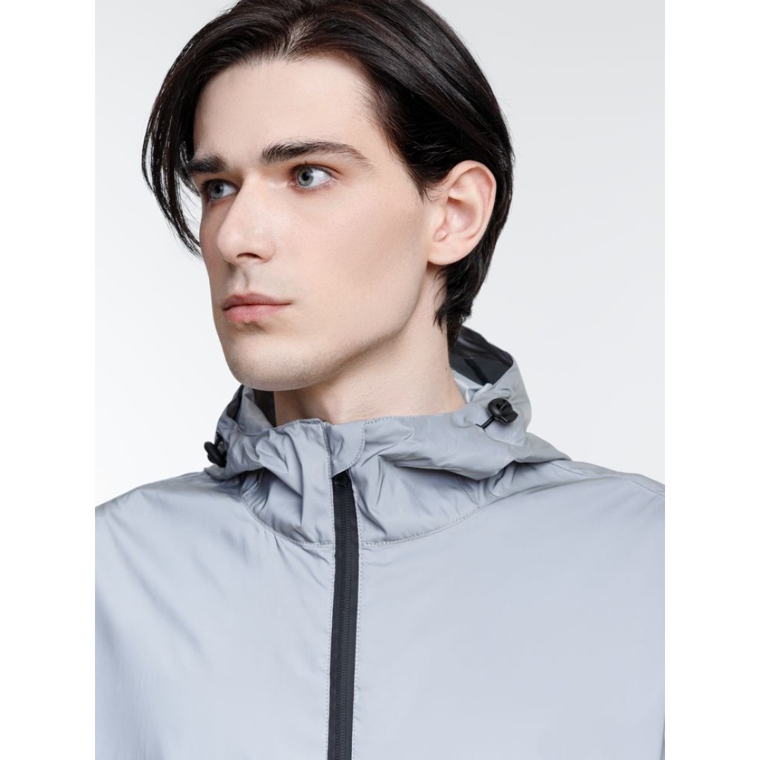 Парка Manifest из светоотражающей ткани, серая, размер XS/S