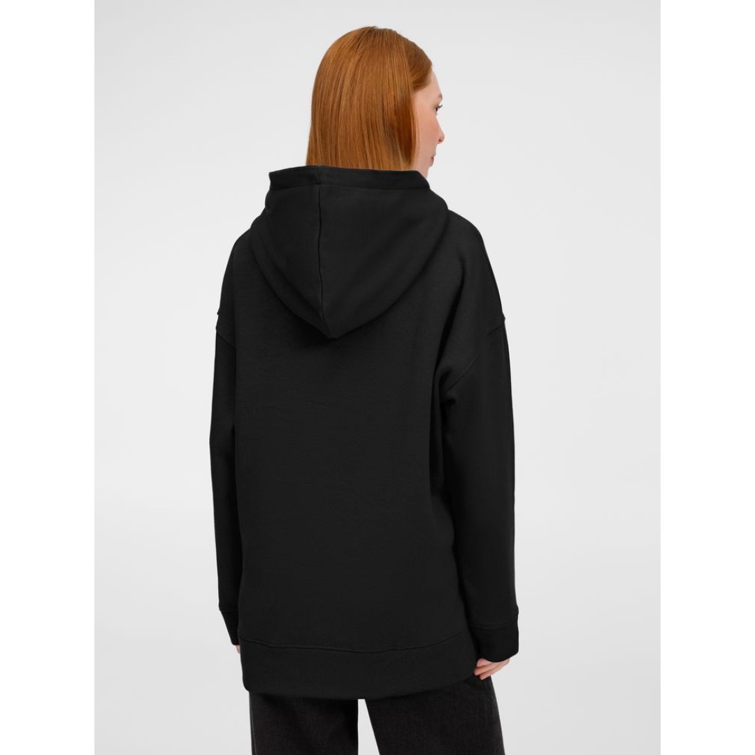 Худи оверсайз унисекс Tolla, черное, размер XS/S