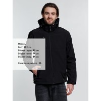 Куртка софтшелл мужская Zagreb, черная, размер L