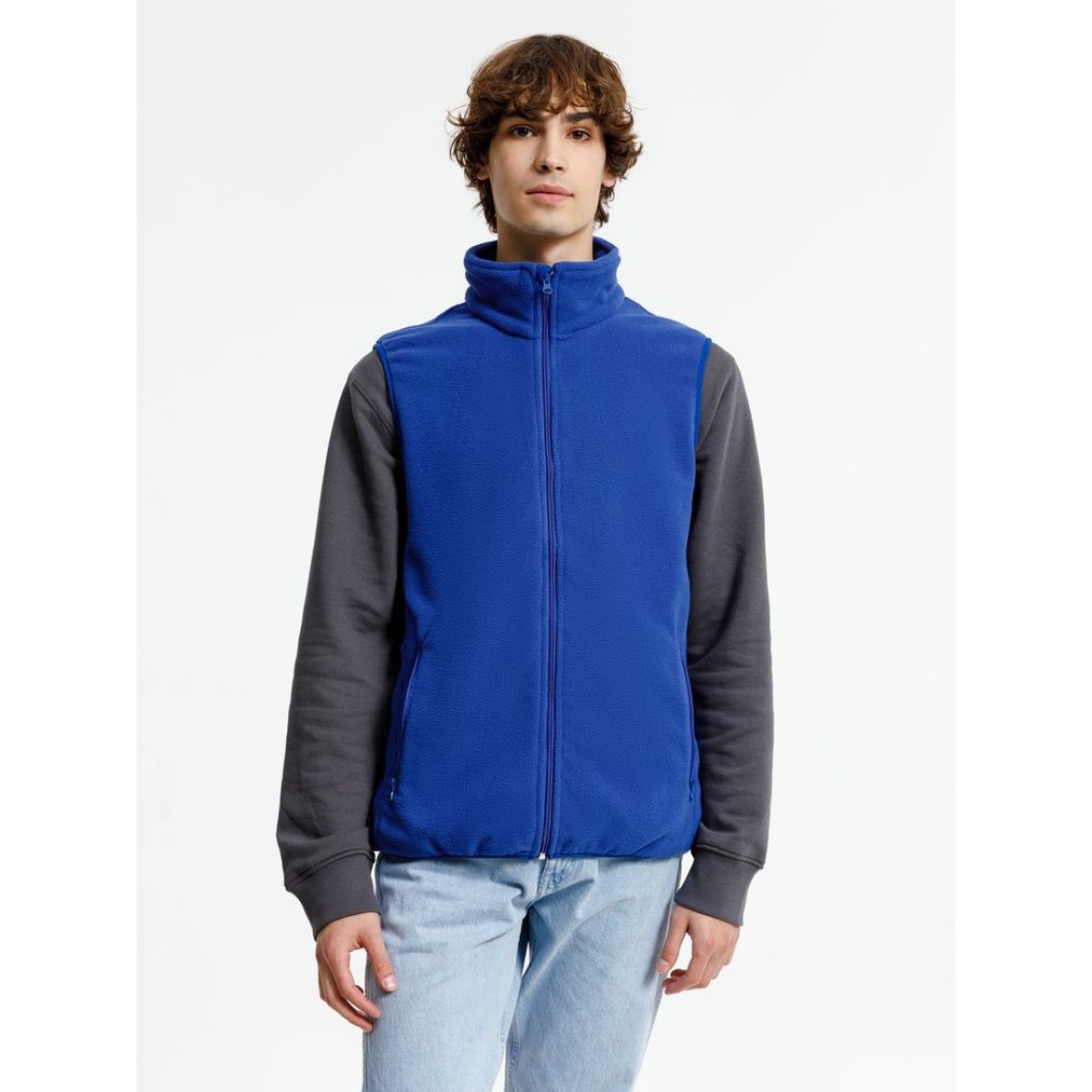Жилет флисовый унисекс Nesse, синий, размер XS/S