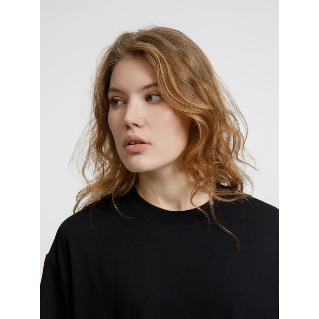 Футболка оверсайз унисекс Lavinia, черная, размер XL/XXL