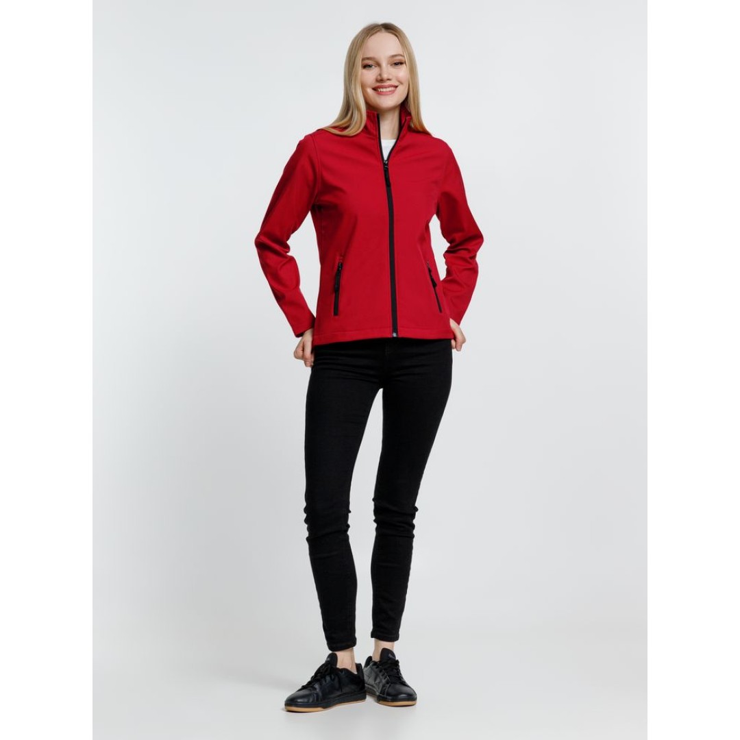 Куртка софтшелл женская Race Women красная, XXL