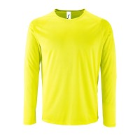 Футболка с длинным рукавом Sporty LSL Men желтый неон, 3XL