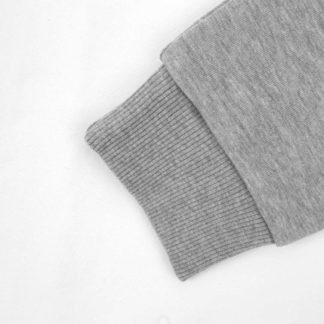 Бомбер College молочный, L