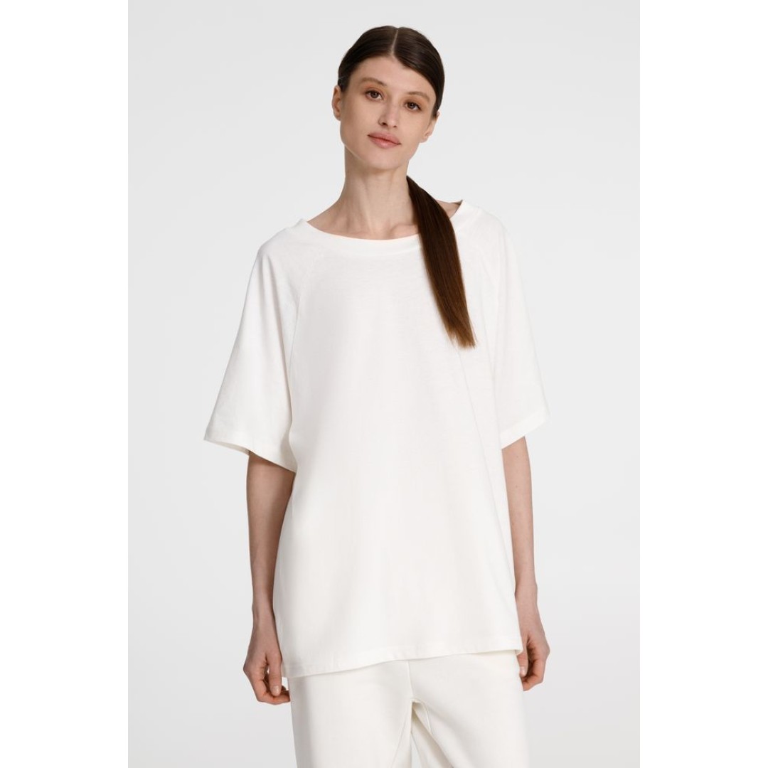 Футболка унисекс T2, молочно-белая, размер XS/S