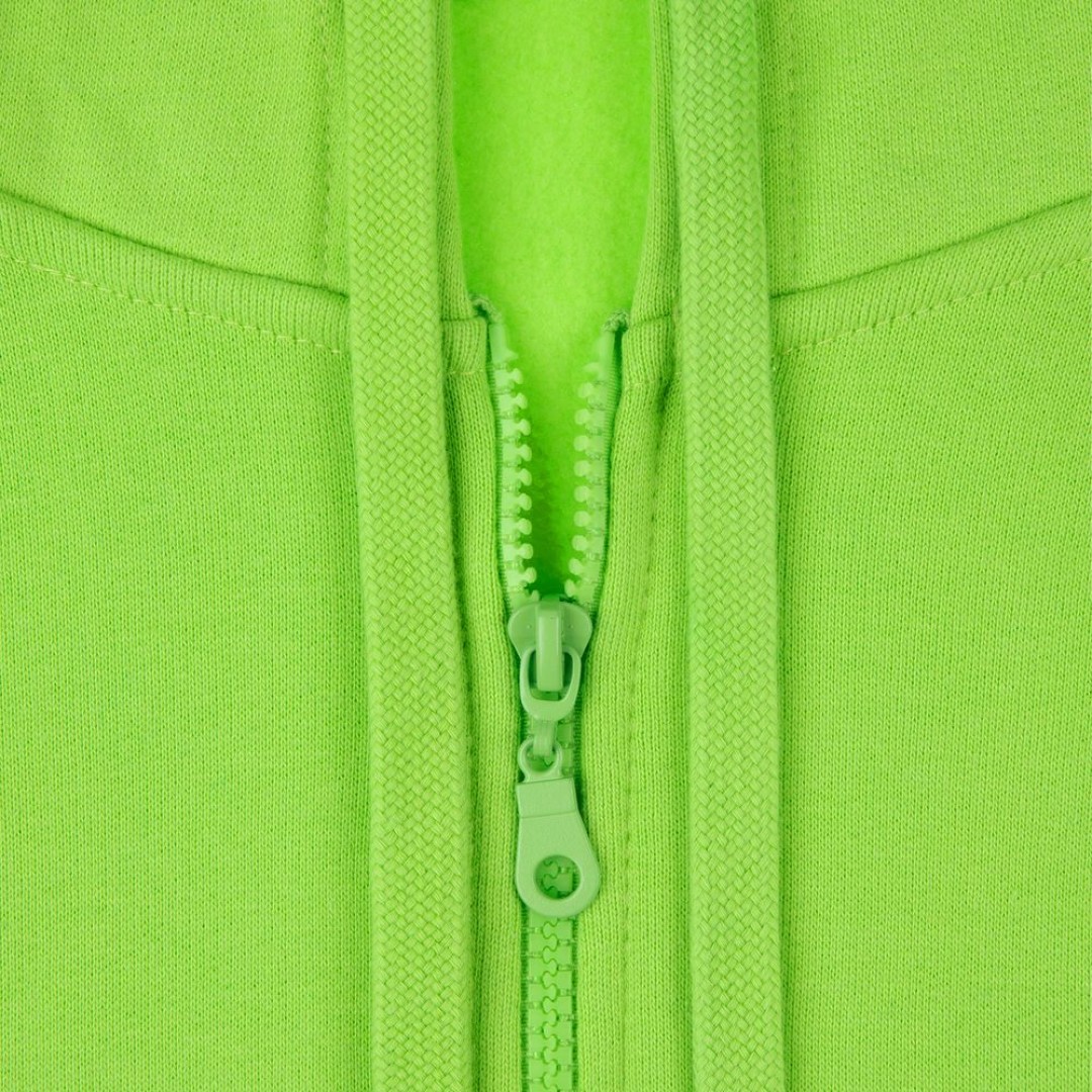 Толстовка на молнии с капюшоном Siverga Heavy 2.0, зеленое яблоко, размер L