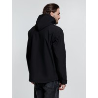 Куртка софтшелл мужская Zagreb, черная, размер L