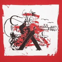 Футболка женская Carmen and Carwoman, красная, S