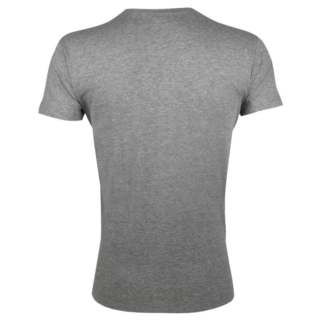Футболка мужская приталенная Regent Fit 150, серый меланж, XL