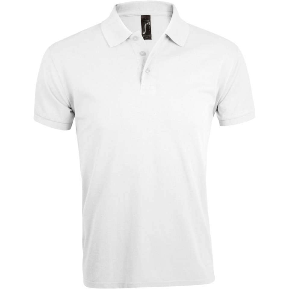 Рубашка поло мужская Prime Men 200 белая, S