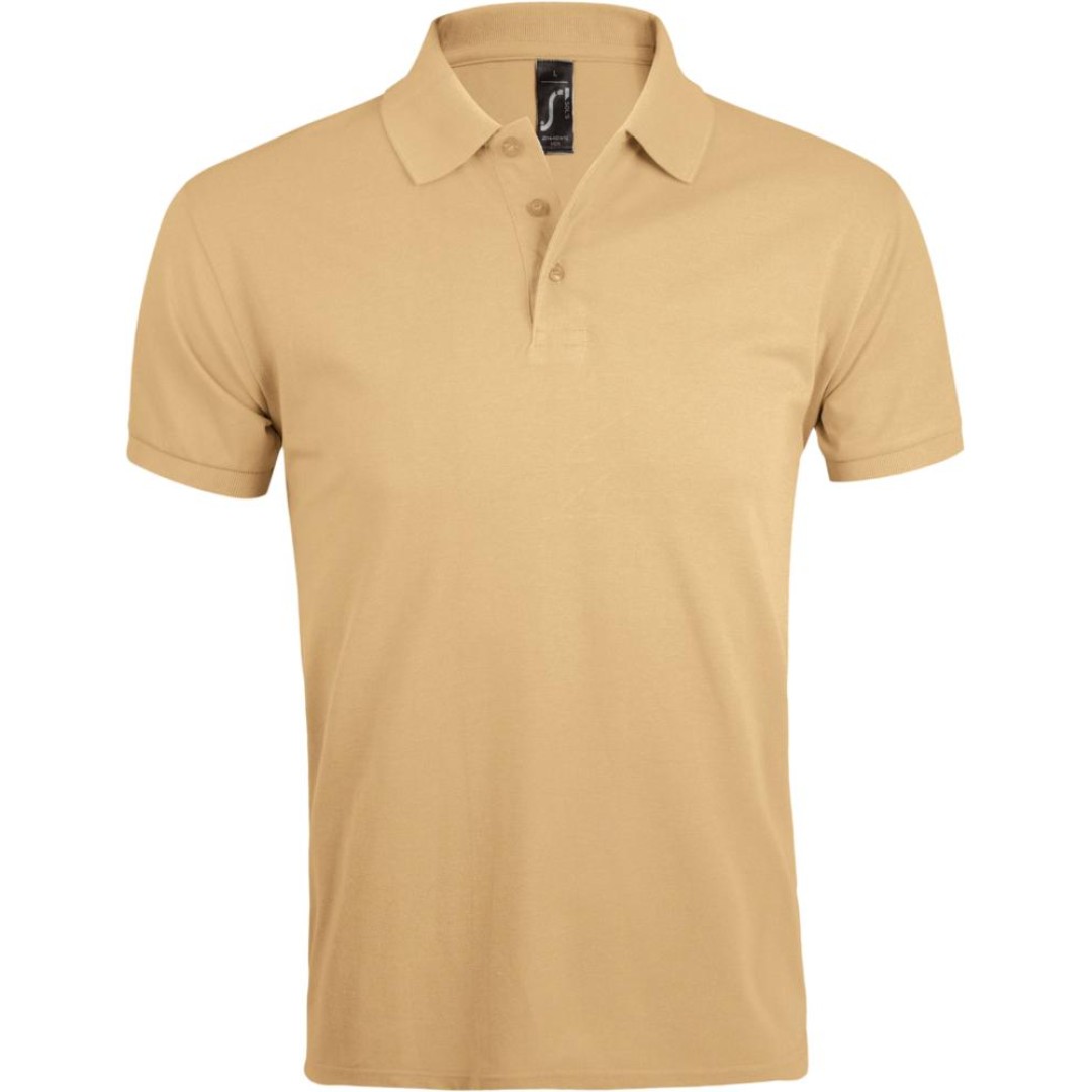 Рубашка поло мужская Prime Men 200 бежевая, L